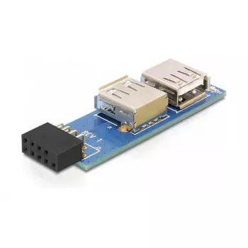 DeLOCK 9-napainen 2,54 mm USB 2.0 -liitäntä 41820