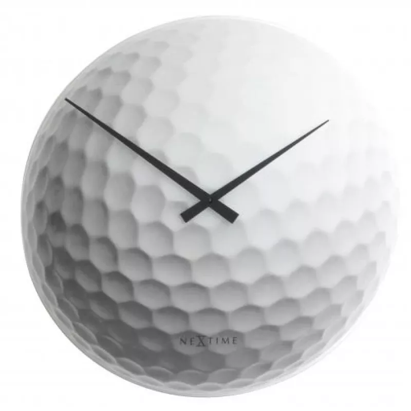 NeXtime kello 8806 Tiger, Ø30 cm, seinäkello, valkoinen