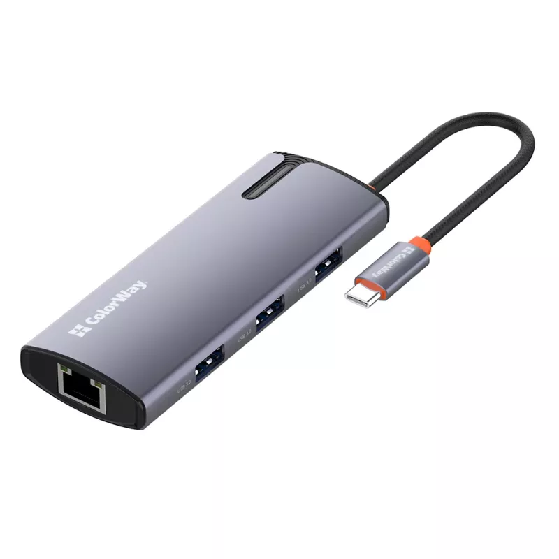 ColorWay 6-in-1-telakointiasema | CW-HUB03 | 100 W