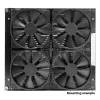 Jäähdyttimen jakaja Watercool MO-RA X-Splitter Noctua NF-A20-tuulettimille
