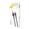 Baseus Cafule 2.4A 1 m Micro-USB-kaapeli (harmaa/musta)