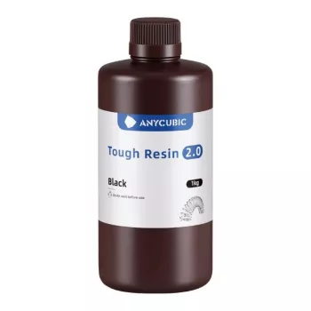 Fotopolymeerihartsi AnyCubic Tough Resin 2.0 musta 1 kg SRX2BK-101A
