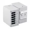 Sähkörasia EFB Elektronik 53705.1V3 harmaa leveys 61 mm syvyys 113 mm korkeus 115 mm