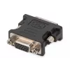 Assmann DVI-adapteri. DVI(24+5) - HD15 M/F. DVI-I Dual-Link. musta (AK-320504-000-S)
