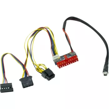 Inter-Tech 88882193 - ATX (20-pin) - SATA 15-pin + Molex (4-pin) - suora - suora - monivärinen - 35 mm (88882193)