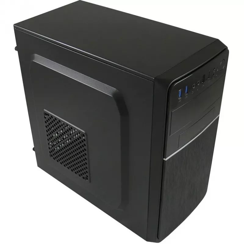 LC Power 2015MB - tornikotelo - micro ATX - ilman virtalähdettä - musta - USB/audio (LC-2015MB-ON)