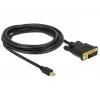 Videokaapeliadapteri DeLOCK 83990 Mini DisplayPort - DVI-D 3 m