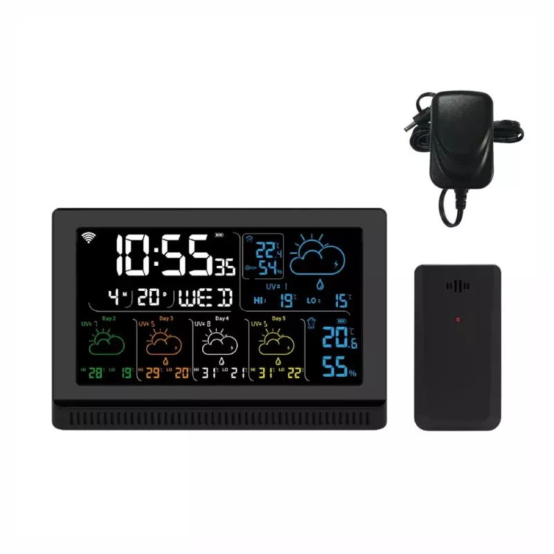 Älykaiutin MANTA MTO200B Windy musta — Bluetooth- ja Wi‑Fi-yhteys, puheavustintuki