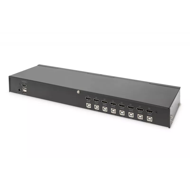 Digitus 8-porttinen HDMI KVM-kytkin USB 4K Ultra HD