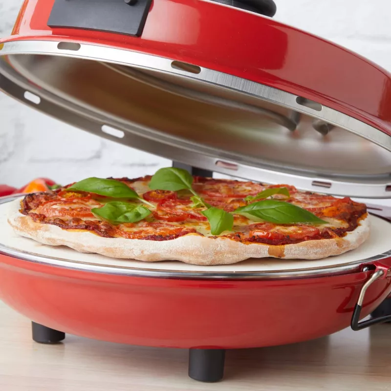 Pizzauuni Petra PT5666VDE Bella Pizza 1200 W tarttumaton pinta, pöytäpizzauuni