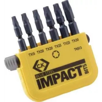 C.K. ruuvauskärkisarja 6-osainen TORX Torsion Control -teknologia (T4513)