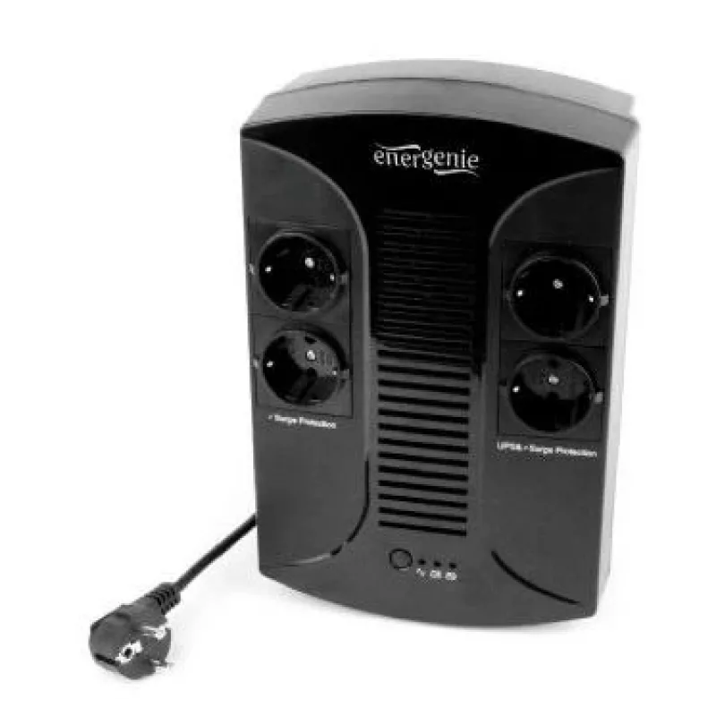 EnerGenie EG-UPS-001 keskeytymätön virransyöttö (UPS) Line-Interactive 0,65 kVA 390 W 4 AC-lähtöä