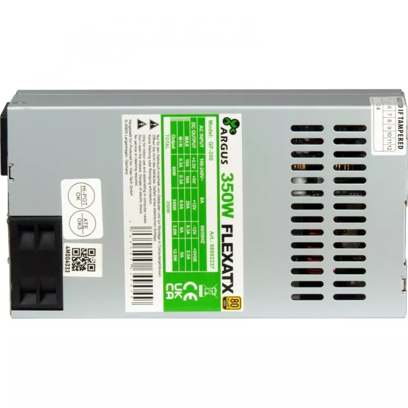 Inter-Tech virtalähde 350W Flex ATX GF-350 BULK - PC-/palvelinvirtalähde - ATX (88882237)