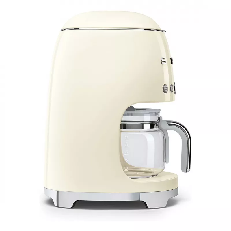 Smeg 50's Style DCF02CREU kahvinkeitin 1,25 litraa kerma