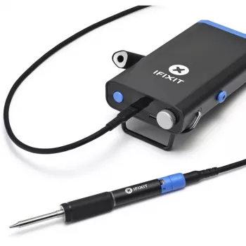 Fixhub Power Series kannettava juotosasema, juotoskolvi musta/sininen, 100 W, USB-C, voima-asema