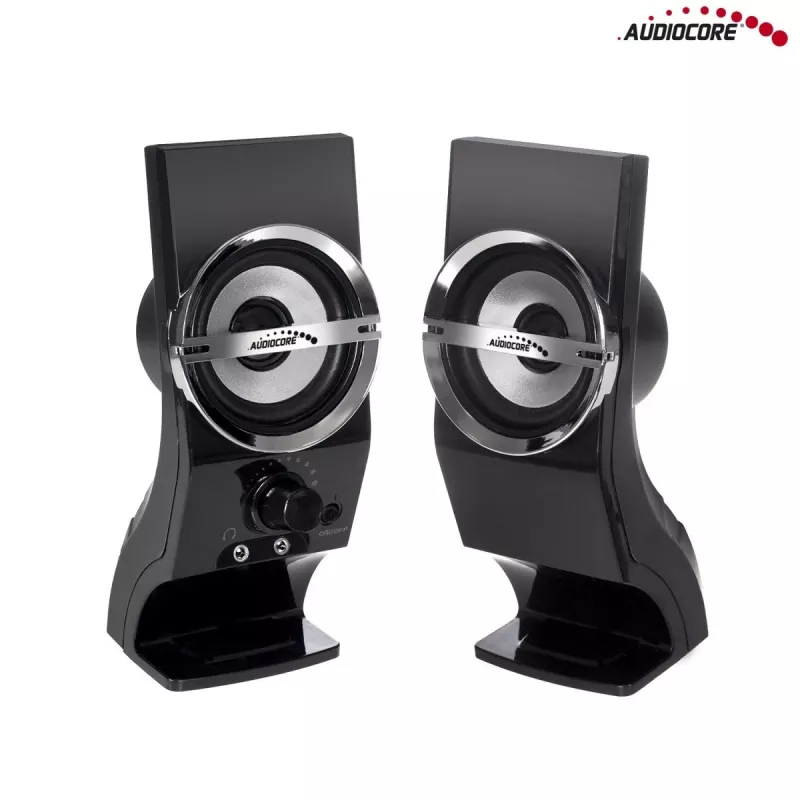 Audiocore AC805 stereokaiutin 2.0 PC 6W musta