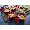Staub Mini Cocotte pyöreä, 4 kpl - 200 ml, punainen