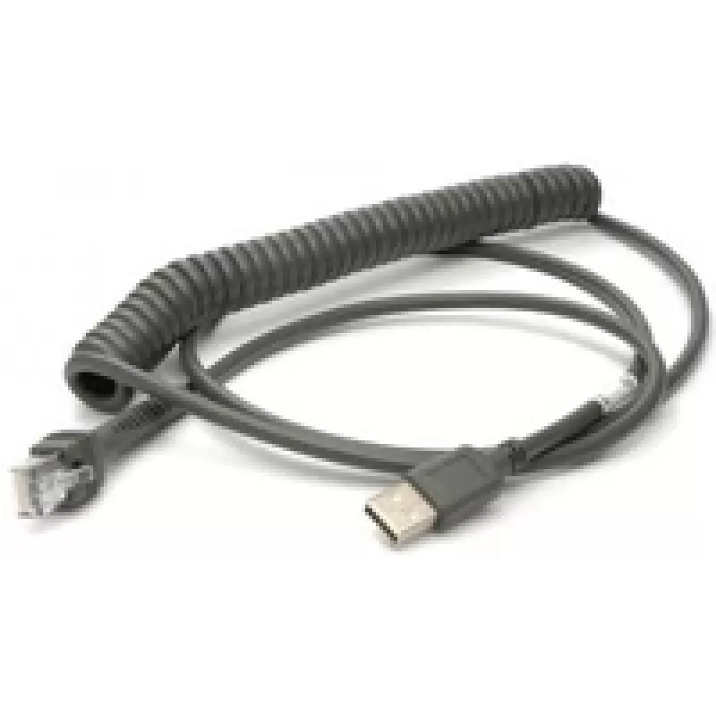 Honeywell USB-kaapeli, spiraalikaapeli, pituus: 2,9 m, väri: musta, Voyager/Fusion/Focus (53-53235-N-3)