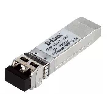 D-Link 10GBase-SR SFP+ lähetin-vastaanotin, 80/300 m, kuitu, 10000 Mbit/s, SFP+, LC, 50/125, 62,5/125 µm, SR