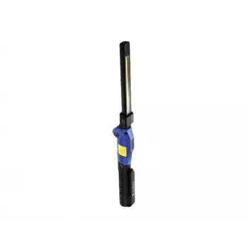 Käsityövalaisin Varta Work Flex musta LED, 100 lm, sisäänrakennettu akku, 6 h, alumiini/nylon/PC/kumi, 120 mm
