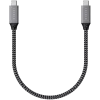 USB-kaapeli Satechi ST-U4C25M USB4 Gen 3x2 0,25 m musta harmaa