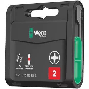 Ruuvimeisselibittisarja Wera Bit-Box 20 BTZ PH