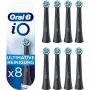 Varaosat hammasharjanpäät Oral-B IOUR8BK 8 kpl:n pakkaus, musta