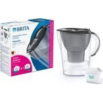 Vesikannu suodattimella BRITA Marella grafiitti, 1 ALL-in-1-patruuna ja 1 Extra Lime -patruuna