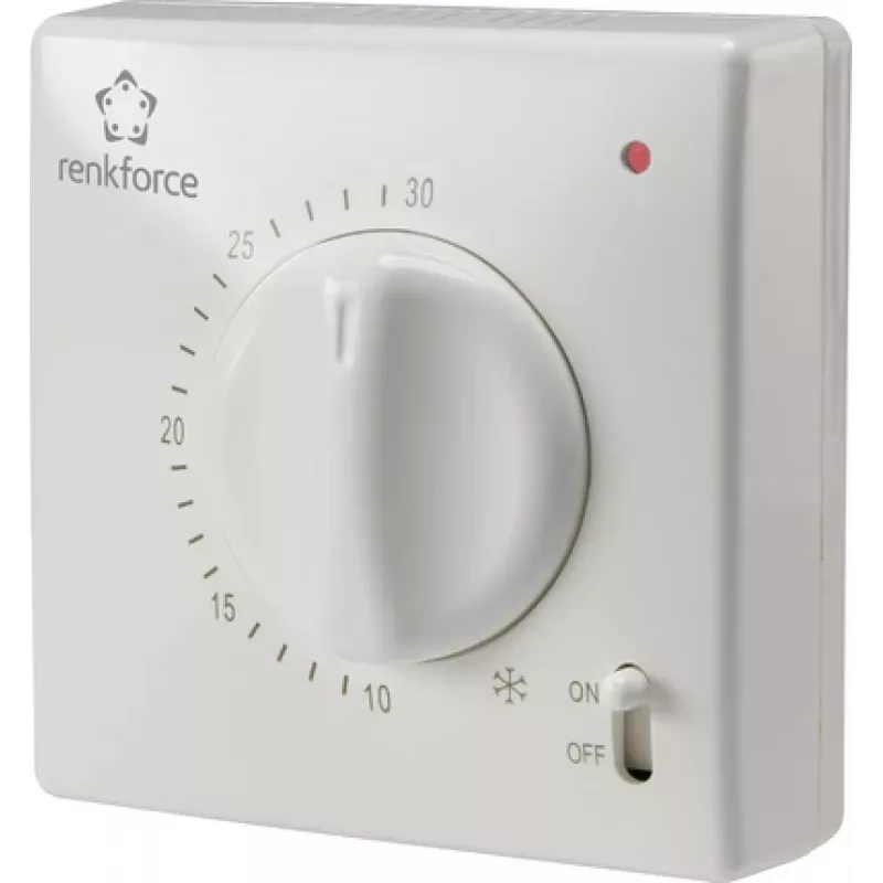 Huonetermostaatti Renkforce TR-93 ohjelmoitava, lämpötila-alue 5–30 °C