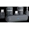 Langaton mikrofonisetti Plusonic PS-TDS9 USB-C-, Lightning- ja 3,5 mm liitännöillä