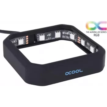 Alphacool Aurora XPX RGB -kehys - musta (12893)