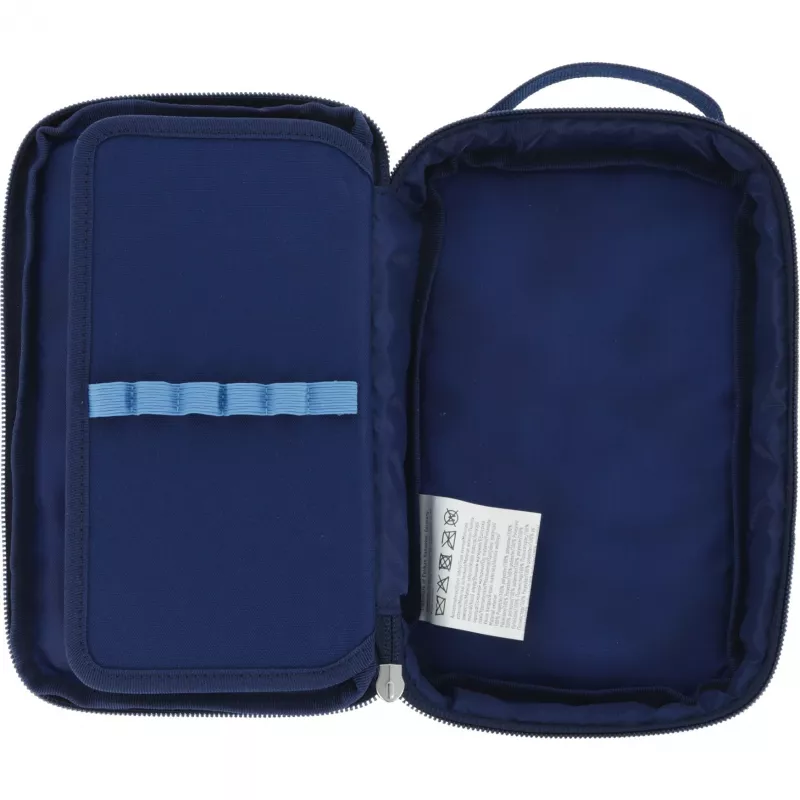 Penaalipussi Herlitz 2 Go CamoBlue polyesteri sininen 210x130x60mm