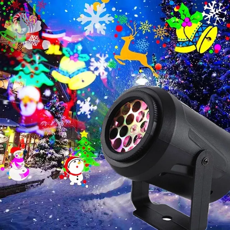 LED-joululaserprojektori Extralink EX.73509 koristeelliseen kotivalaistukseen