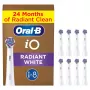 Oral-B IO Series Radiant valkoinen alkuperäiset harjaspäät hampaiden valkaisuun 8