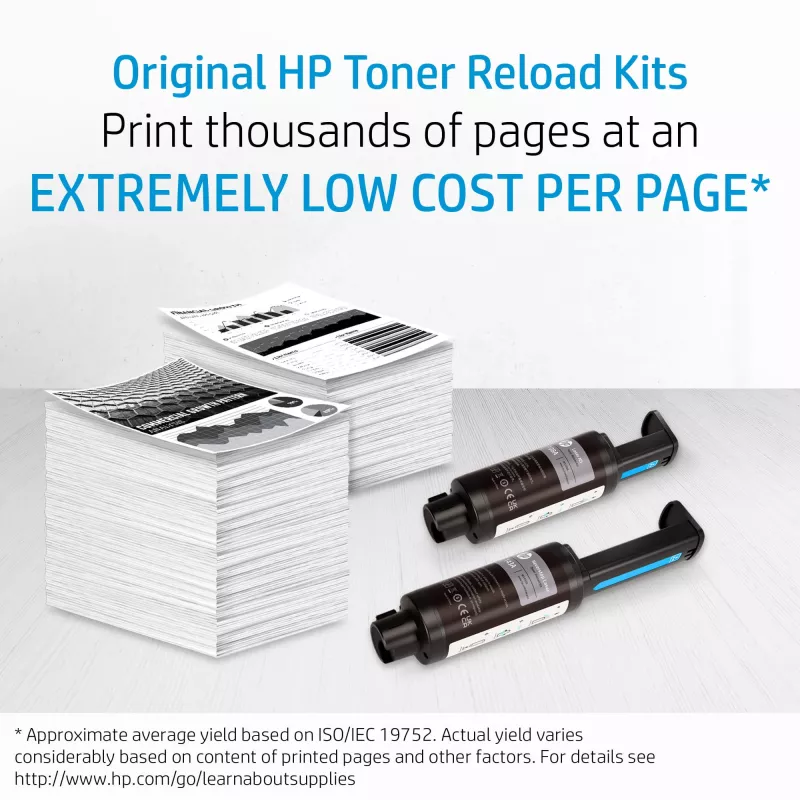 HP Original 103AD Neverstop musta värikasetin täyttösarja, kahden värikasetin sarja