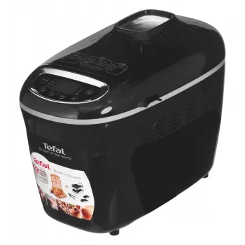 Leipäkone Tefal PF611838 — 1600 W, 1,5 kg kapasiteetti, 19 ohjelmaa, kosketusohjaus, musta