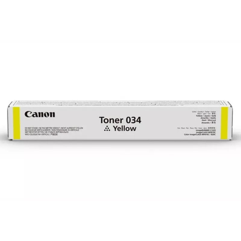 Canon 034 värikasetti 1 kpl alkuperäinen keltainen