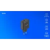 SAVIO LA-06/B 30 W seinälaturi, USB-A + USB-C, Quick Charge, Power Delivery 3.0, musta