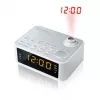 Kelloradio Muse M-178 PW digitaalinen hopea valkoinen
