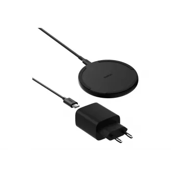 Langaton laturi Belkin WIA012KQBK 15W 20W-virtalähteellä, musta