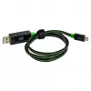 USB-kaapeli RealPower A/Micro-USB B 0,75 m