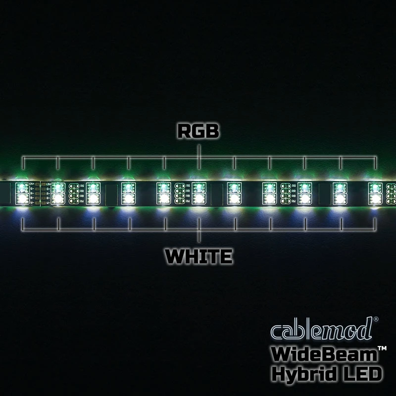 Universaali LED-valonauha CableMod CM-LED-30-D30RGBW-RK 300 mm sisätiloihin