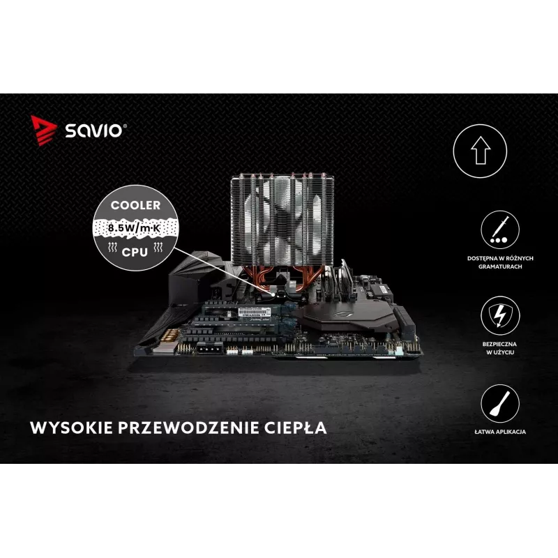 Lämpötahna SAVIO TG-02 8,5 W/mK 2 g