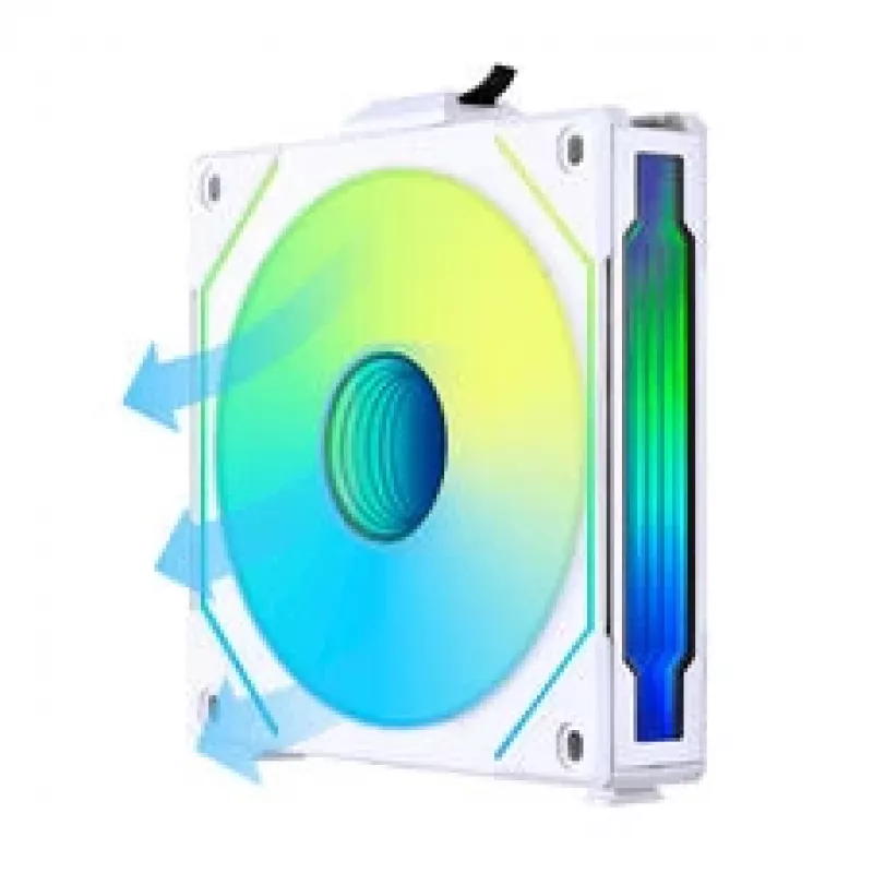 LIAN LI UNI FAN SL-INF 120 ARGB Reverse Blade 3 kpl:n pakkaus valkoinen
