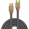 Lindy 5m Ultra High Speed HDMI-kaapeli, Gold Line, 5 m, HDMI Type-A (standard), HDMI Type-A (standard), harmaa