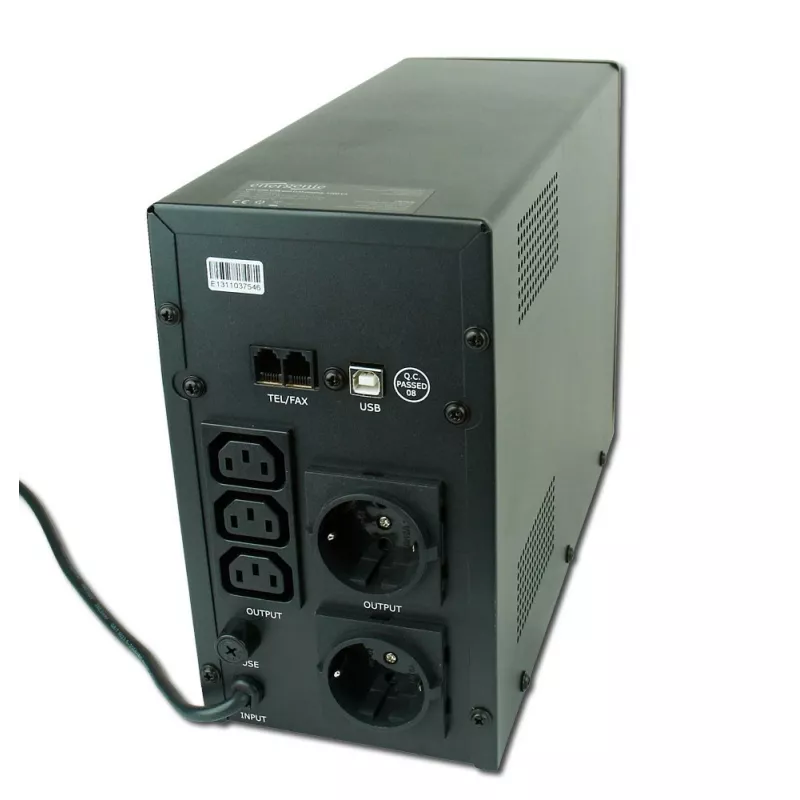 Gembird EG-UPS-033 UPS (keskeytymätön virransyöttö) Line-Interactive 1200 VA 720 W 3 AC-lähtöä