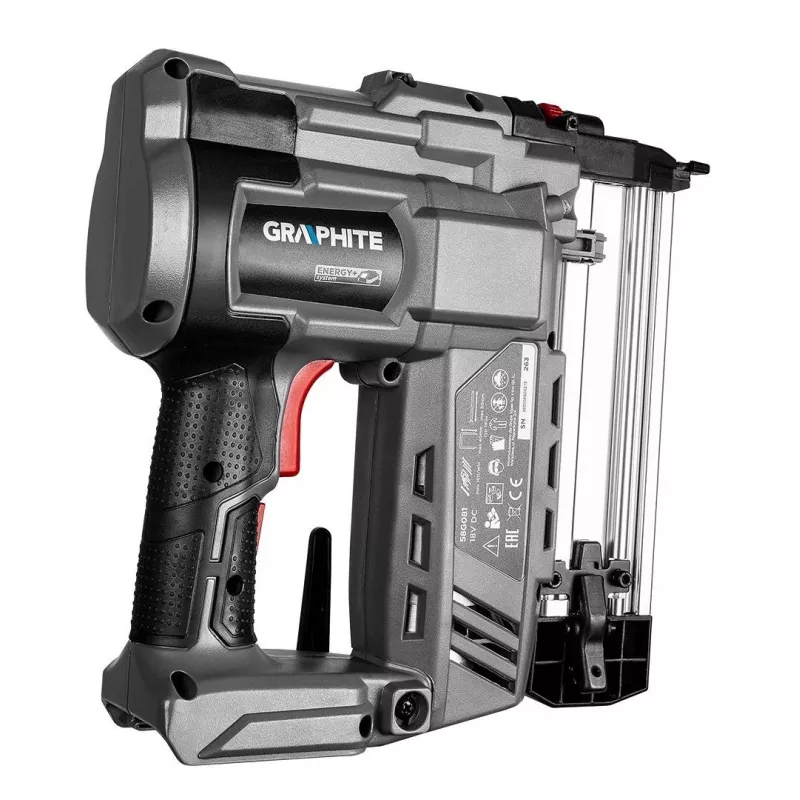 Graphite 58G081 Energy+ akkukäyttöinen niittipistooli 2-in-1, 18 V Li-Ion, ilman akkua
