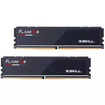 DIMM 64 GB DDR5-5600 (2x 32 GB) Dual-Kit, keskusmuisti musta, F5-5600J3636D32GX2-FX5, Flare X5, AMD EXPO