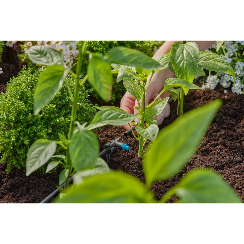 Kastelutiputin Gardena 13317-20 2 l/h musta in-line-asennus