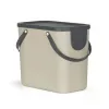 Rotho Albula 25 l suorakaiteen muotoinen säilytys-/jäteastia, cappuccino, teknopolymeeri, 25 l, 400×235×340 mm